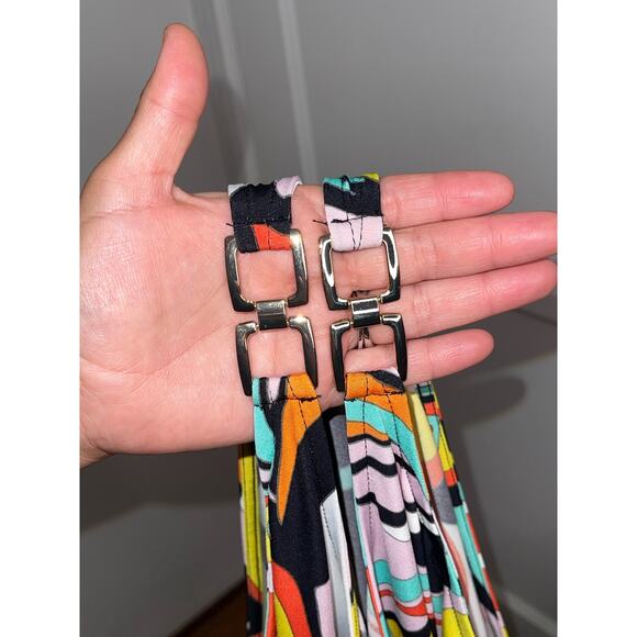 Bold Elements Multicolor Mid Sleeve Midi Dress Size: XL MSRP: $78 - Picture 5 of 6